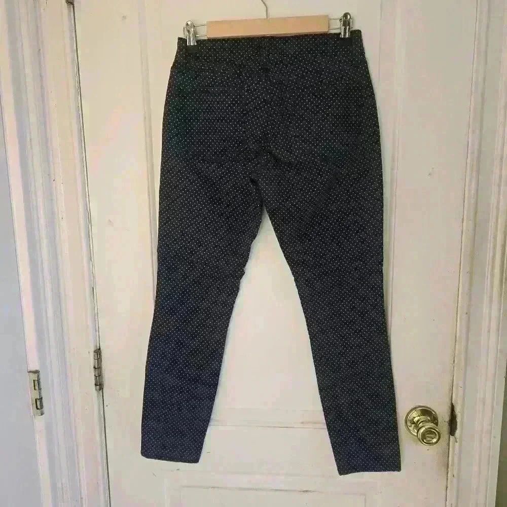 P7426 the rock star old navy blue polka dot skinny size 26in - Picture 5 of 8